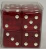 Cube of 1" Transparent Red Dice
